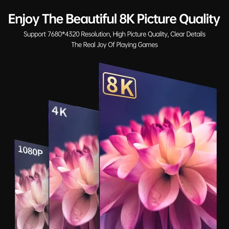 HDTV Ʈ  PS4 PS5  HDMI 2.1 ȣȯ ̺, Ʈ HD ڵ, 8K 60Hz, 4K 120Hz, 48Gbps EARC HDCP HDR