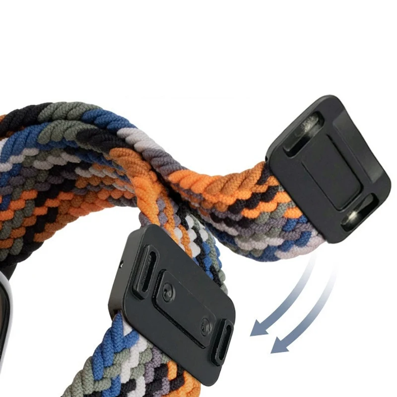 Magnetic Braided Nylon Watch Strap - Multiple Sizes Available