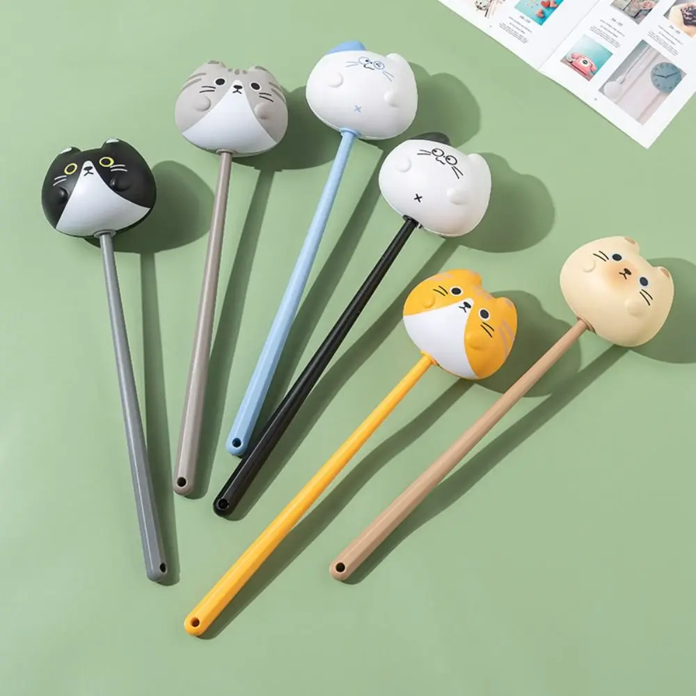 Cartoon Cat Knock Massage Tool Cute Doll Round massage head Muscle Massage Stick Elastic Soft Massage Percussion Massager Hammer 1