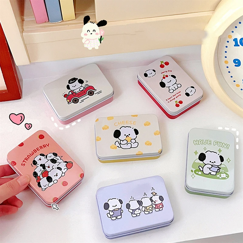 Cartoon Dog Mini Desktop Storage Box Small Object Storage Box Cute Jewelry Hair Ring Hairpin Earrings Small Coin