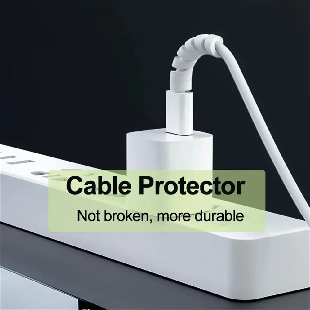 10PCS 소프트 케이블 보호기 실리콘 보빈 와인더 날짜 케이블 보호 안드로이드 폰 마우스 이어폰 날짜 코드 와인더 클립