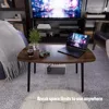 Folding Coffee Table Rustic Small Coffee Tables for Living Room Farmhouse Portable Table for Small Spaces  Century 3