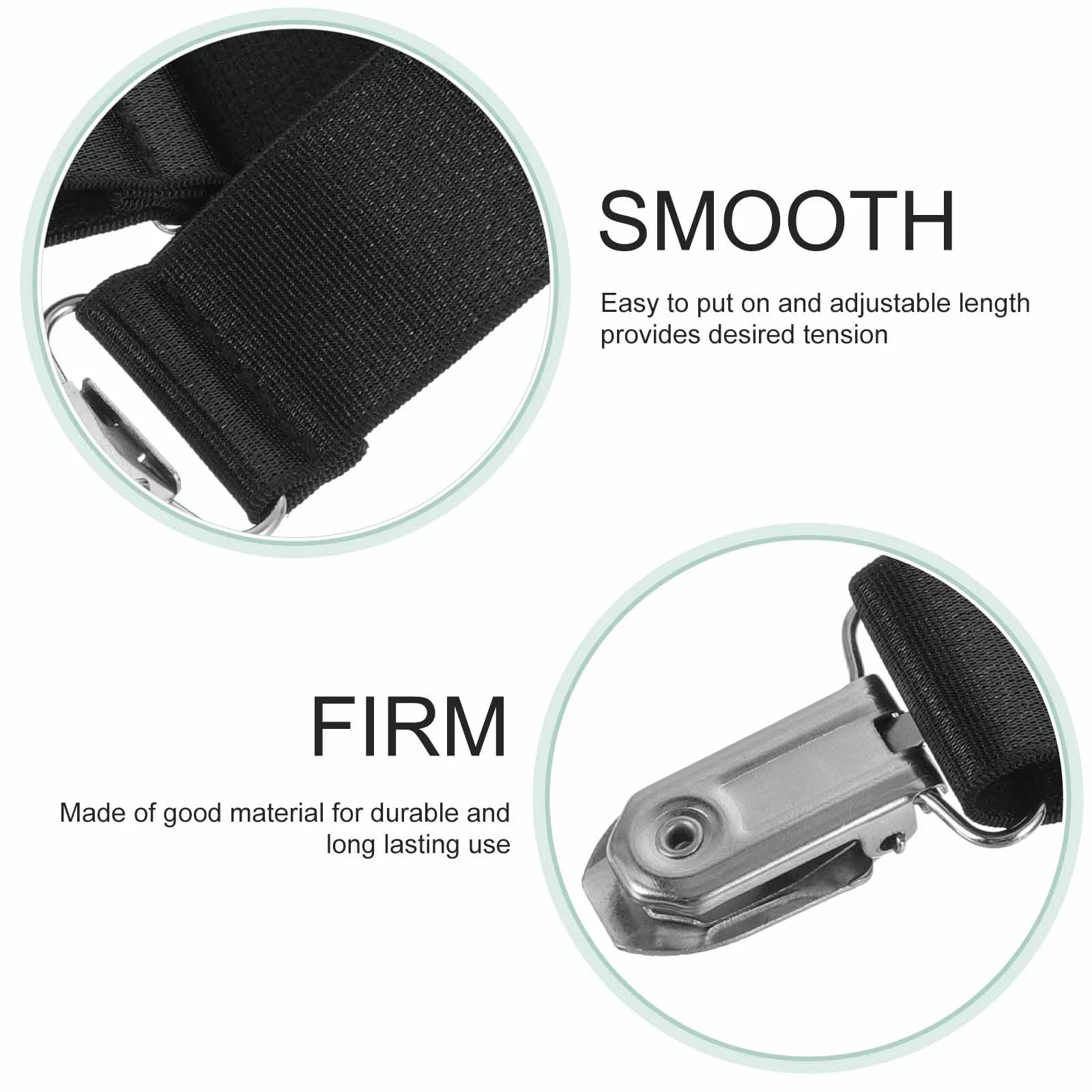 6Pcs Sweater Clips Clothing Chains Anti-skid Clips Goods Buckles Adjustable Sheet Strap