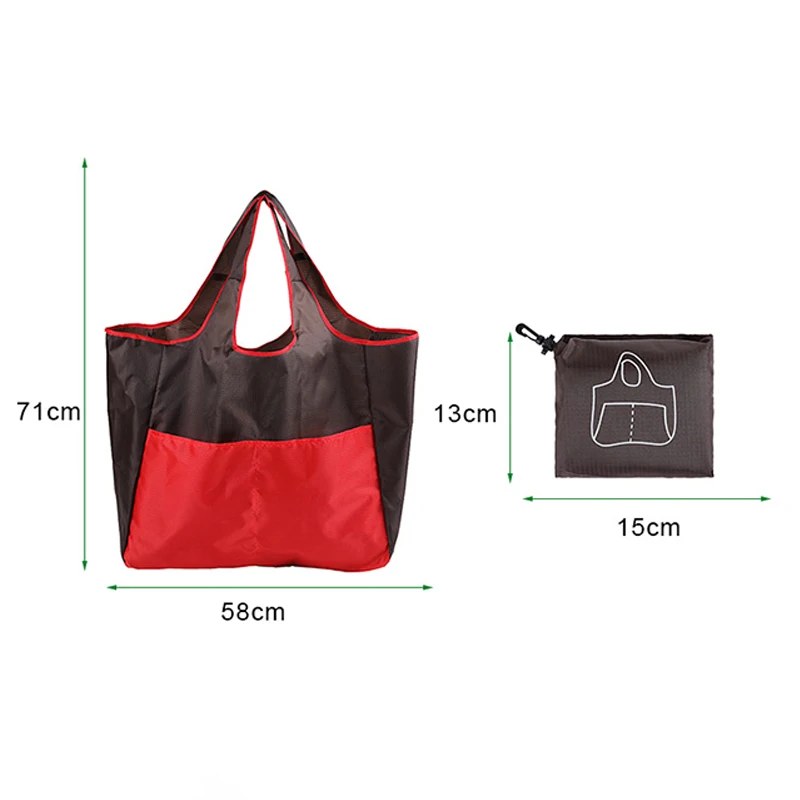 Eco-Friendly Large Foldable Tote Bag for Shopping, Picnic, and Beach Toy Storage