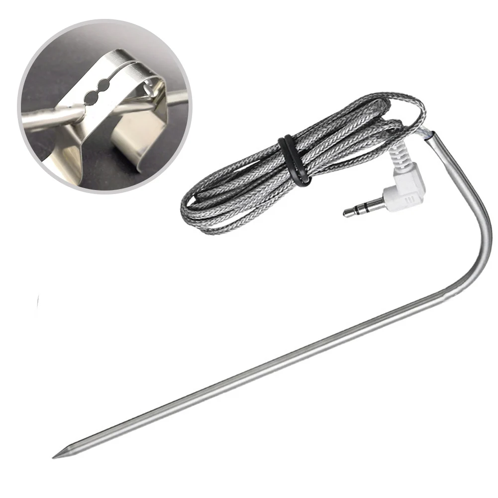 Barbecue Meat Probe Sensor For TRAEGER Grills Digital Thermostats Cooking Thermometer Probe Sensor Replacement BBQ