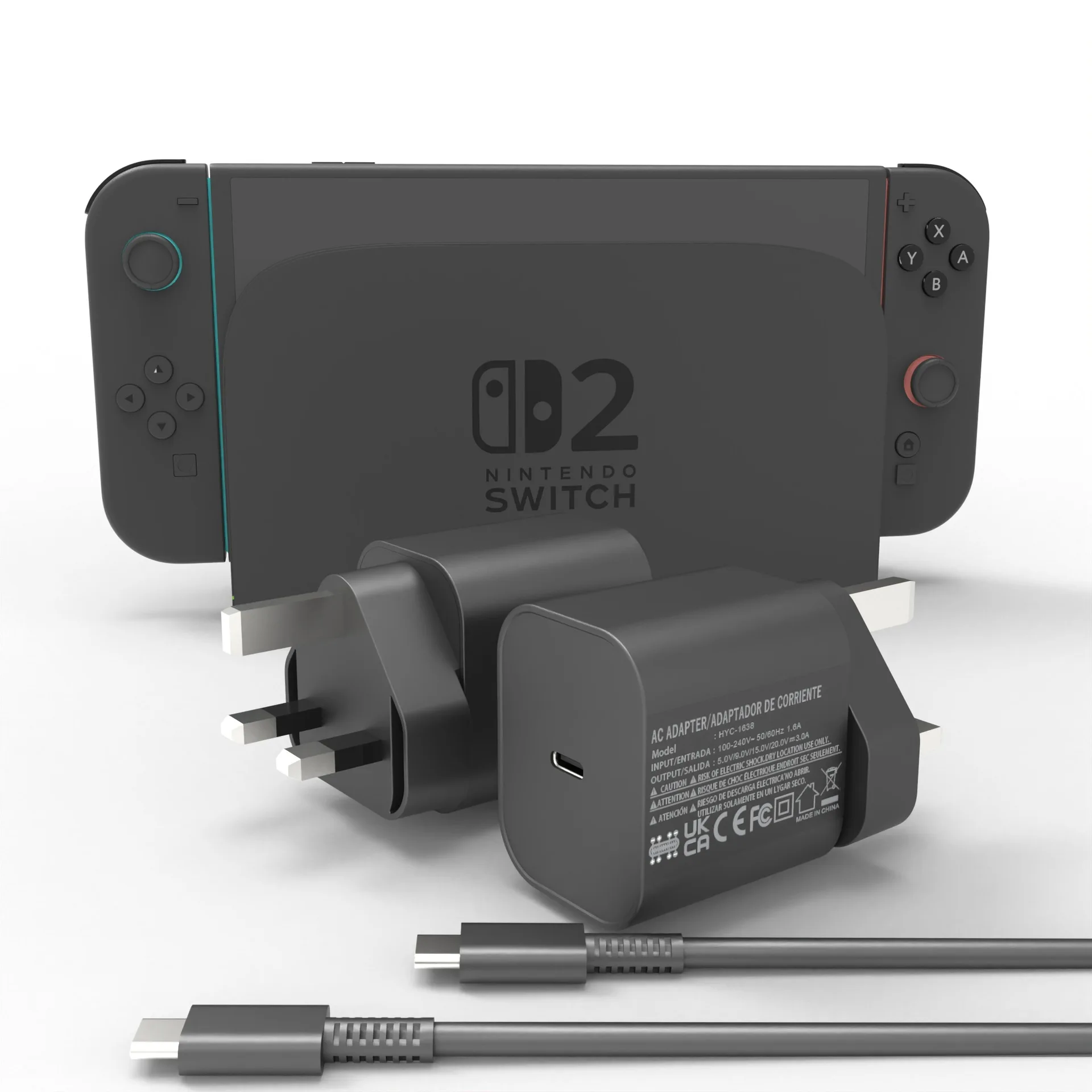 Charge rapide secteur Nintendo Switch 2