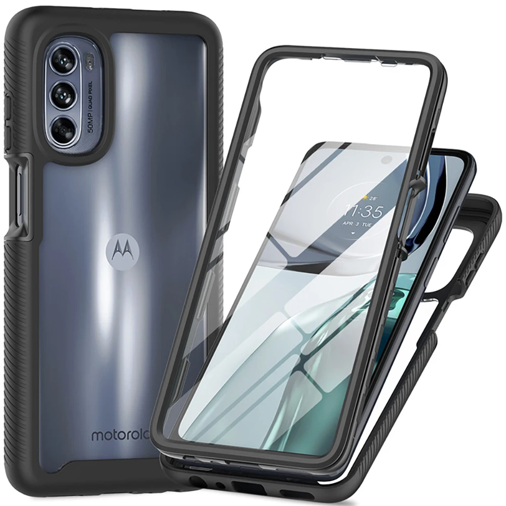 

Прозрачный чехол для Motorola Moto G52 G62 G82 G32 5G Armor PET, Передняя Защитная пленка для Moto G22 G42 G32 G52 G82 G71S Etui