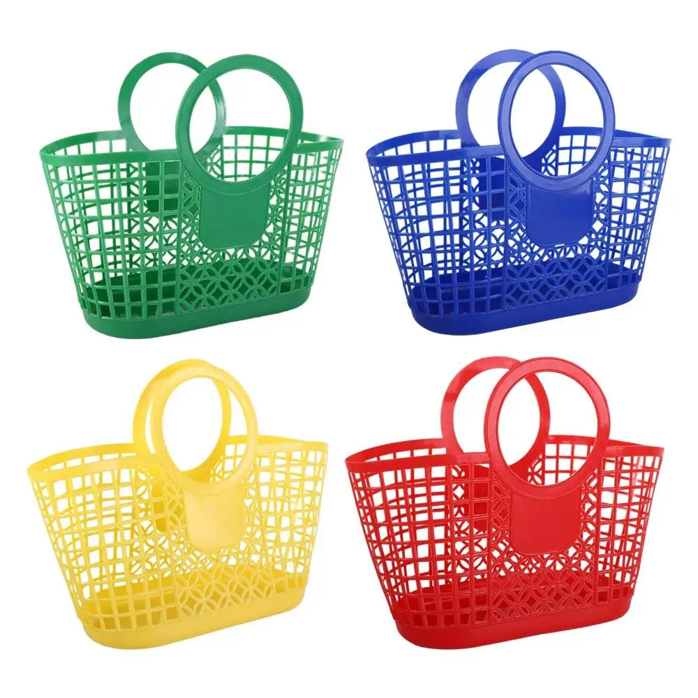 

Durable 1Pcs Hand-Held Hanging Hollow Kitchen Bathroom Accessories Toy Organizer Basket Storage Basket