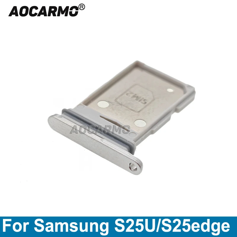 삼성 갤럭시 S25엣지 S25 울트라용 Aocarmo SIM 카드 트레이 카드 슬롯 홀더 교체 부품