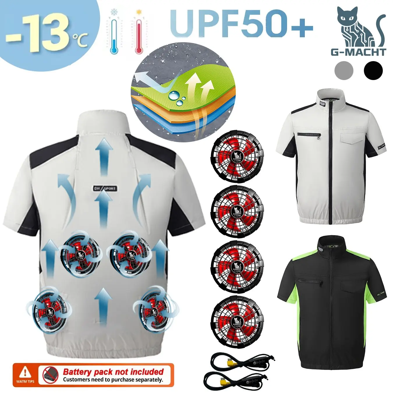  slider image of G-MACHT Summer Cool Vest