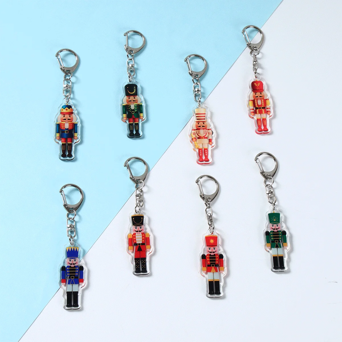 Christmas Nutcracker Keychain Merry Christmas Decorations for Home