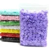 Round Snaps Buttons For Bib 100 Sets T5 Plastic Cover Press Button Fastener Snap For Clothes Accessories DIY Crafts 21Colors 1