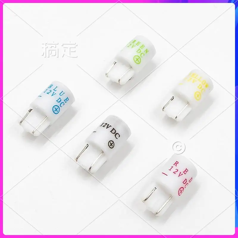 AP-100 Pcs 12V LED 아케이드 버튼 아케이드 게임기용 조명 푸시 버튼 다색 LED 램프, 쉬운 설치 Wh