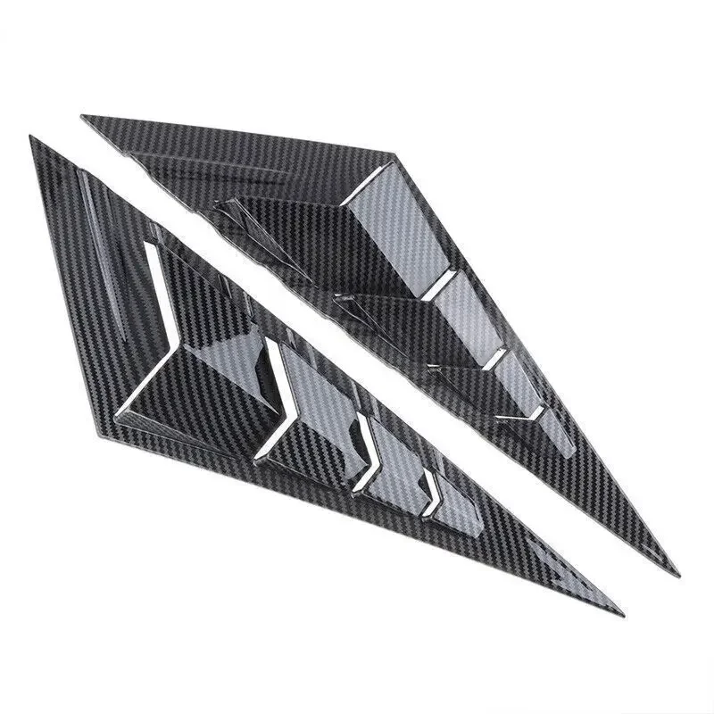 Car Rear Louver Window Side Shutter Cover Trim Sticker Vent Scoop Accessories For Hyundai Elantra car rear window cover