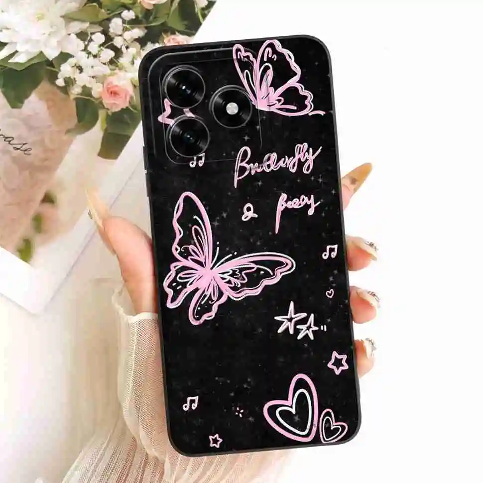 Lovely Sweet Rabbit Panda Soft Silicone Phone Case - Shockproof Bumper Cover