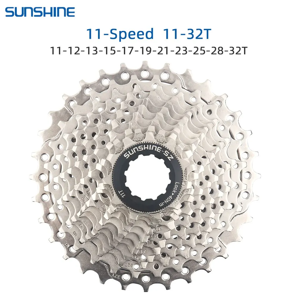Sunshine MTB Cassette 10 11 12 Speed Road Bike Ratchet 32T 50T 52T 11S Bicycle Freewheel 12V K7 Mountain Bike Ratchet