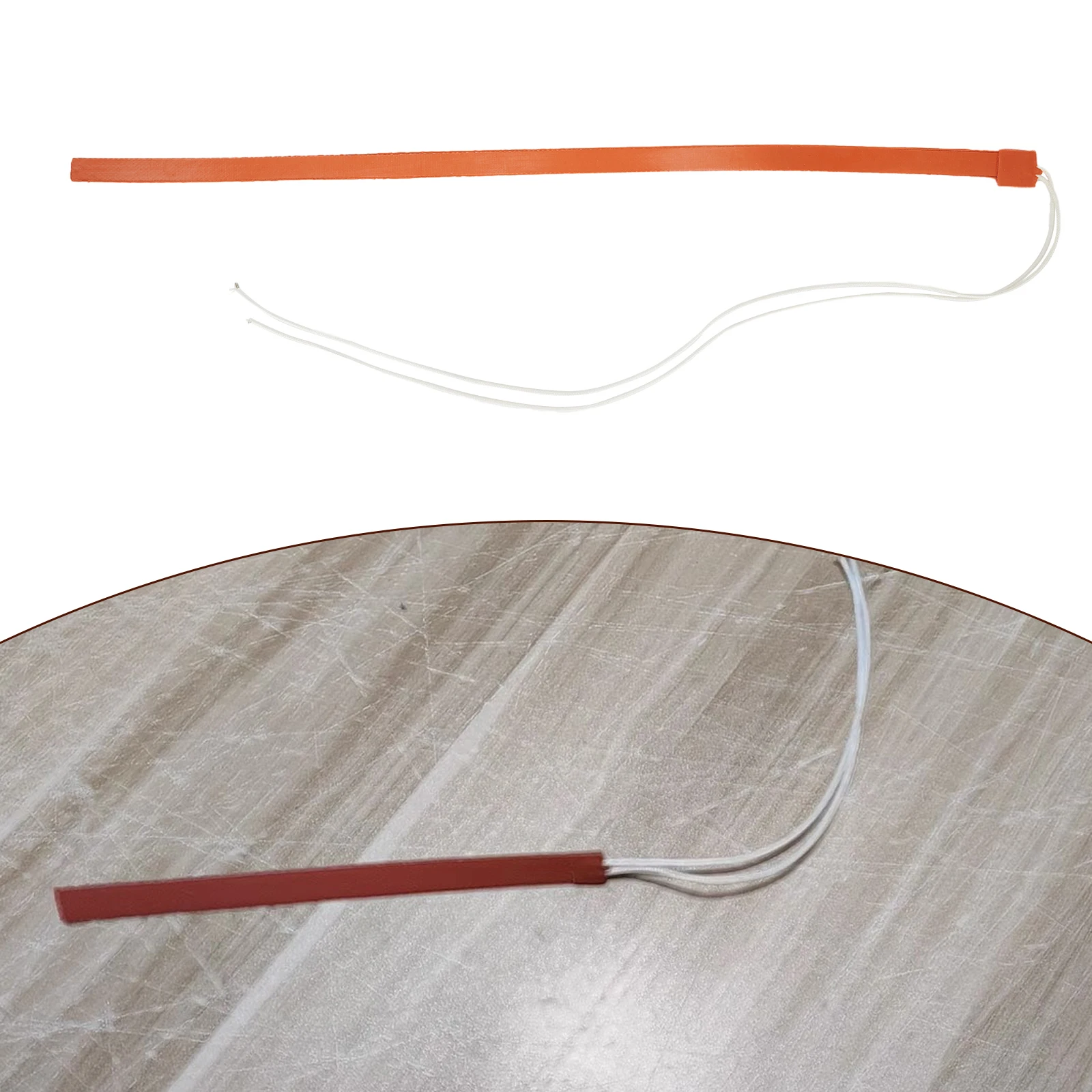 

1PC 50W 12V 12x500mm Acid-Resistant Silicone Thermal Heating Pads Flexible Heater Fast Heating For Windshield Wipers Heater