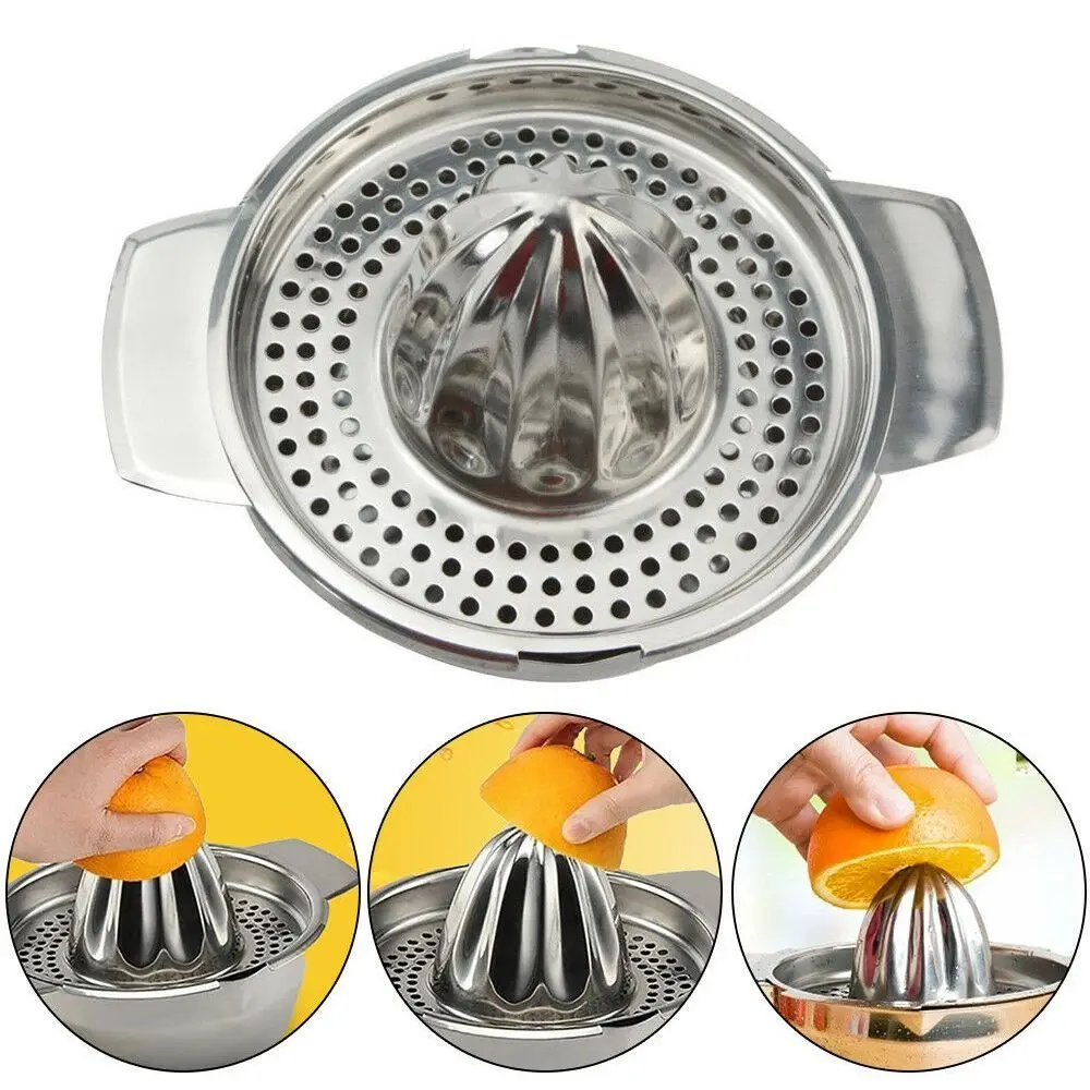 Stainless Steel Kitchen Gadget Lemon Orange Hand Press Squeezer Kitchen Tool Manual Fruit Juicer Fruit Juicer fruit juicer lemon squeezer juice squeezer