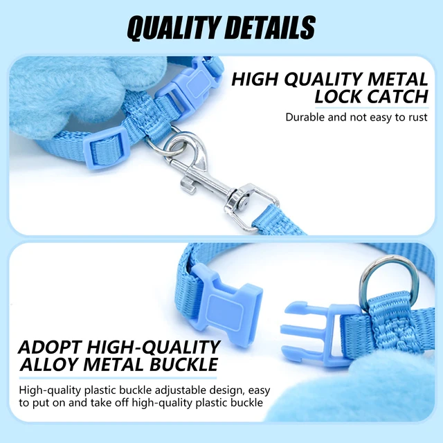 Angel Wing Pet Duck Walking Harness With Leash Comfortable Small Animals Training Walking Towing Rope Suitable For Pet Supplies 5