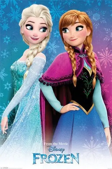 Sanyad Peinture par numéros La Reine des Neiges - 40 x 50 cm - À faire  soi-même - Peint à la main - Peinture par numéros - Elsa et Anna - Cadeau