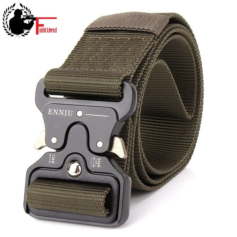 

SWAT Military Equipment Knock Off Army Belt Men Heavy Duty US Soldier Combat Tactical Buckle Male Sturdy Nylon Waistband