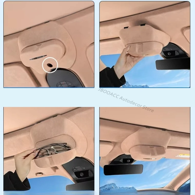 아바트라 07 차량용 안경 케이스 선바이저 선글라스 홀더 차량 지붕 안경 보관 클립 자동차 인테리어 장식 차량 액세서리