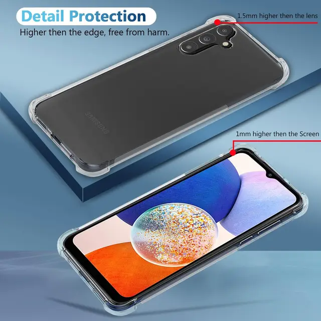 Samsung Galaxy A Series Crystal Clear TPU Shockproof Case