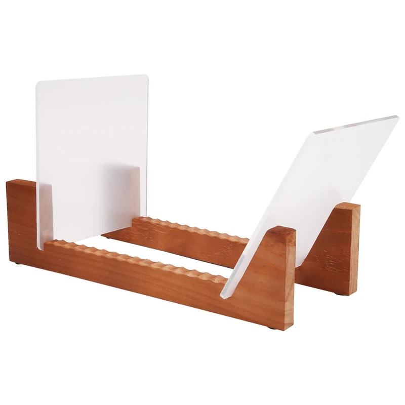 

Держатель для виниловых записей, 2 шт.-акриловые концы-отображение ваших одиночных и Lps в этой современной искусственной единице