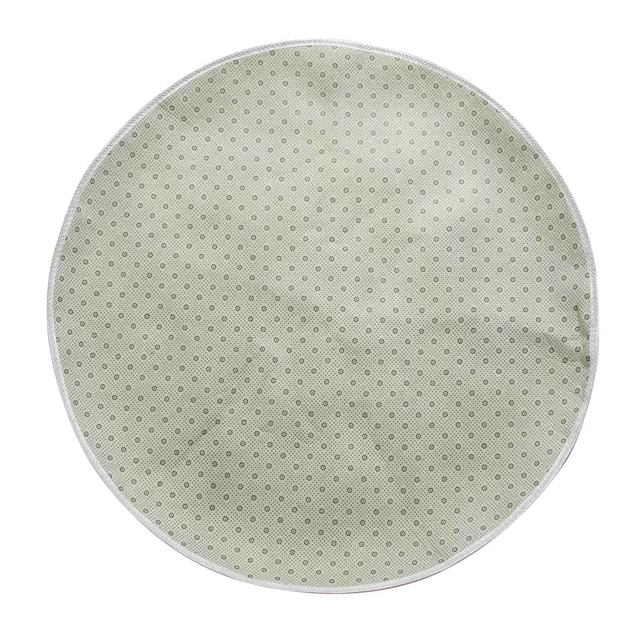 39inch White Round Soft Floor Mat Living Room Bedroom Carpet Children Anti-skid Playing Mat Soft Round Fluffy Rugs Carpets 4