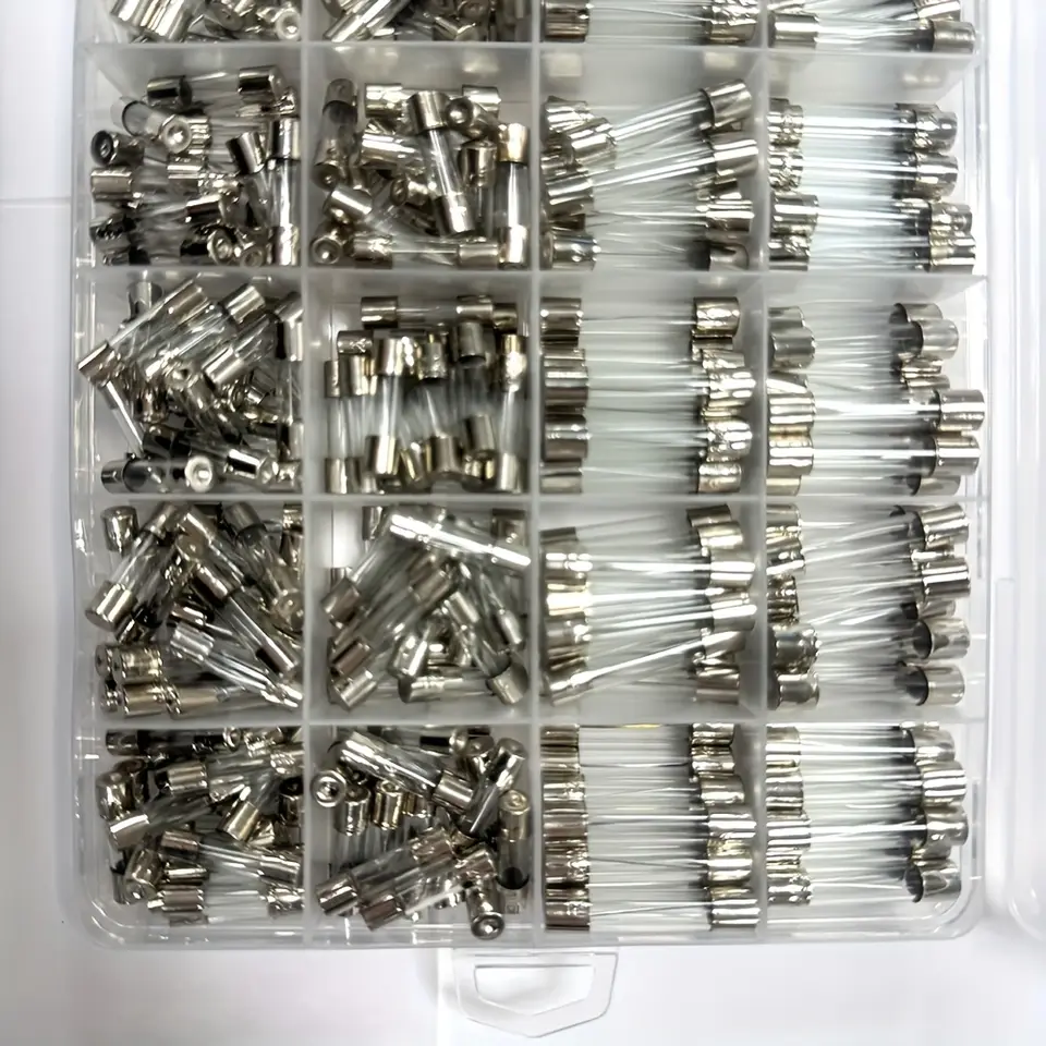 360pcs Automotive Glass Fuse Assortment Kit 250V 0.5A-25A 5x20mm 6x30mm Diameter Electrical Fuses for Cars with 24 Values image 3