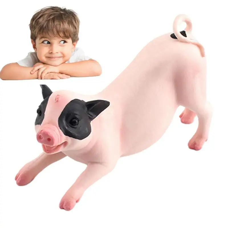 

Farm Pig Figurine Model Figurines Farm Animals Pig Figure Realistic Safe And Exquisite Farm Animal FigurinesFor Early Education