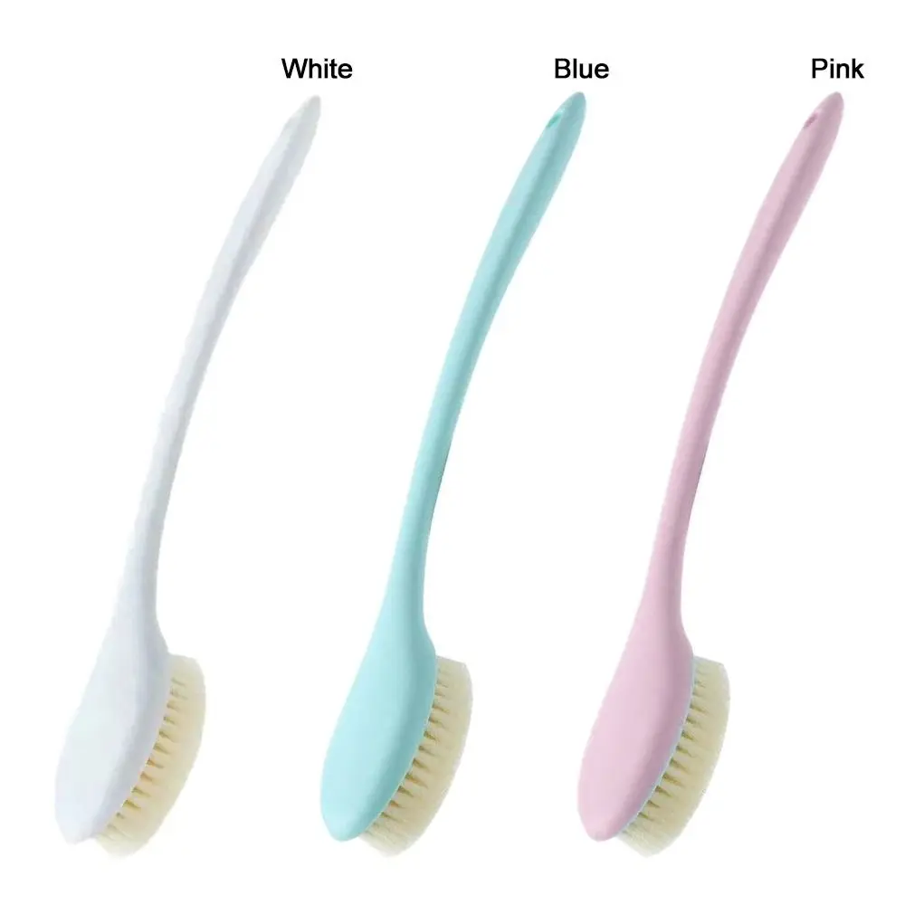 Creative Long Handle Bath Brush Back Rubbing Shower Brush Massager Body Exfoliating Brush Rubbing Back Artifact Cleaning Tools