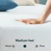 12 Inch Green Tea Cooling Memory Foam Mattress [New Version], King, Fiberglass Free, Medium Firmness, Cooling Gel Foam 3