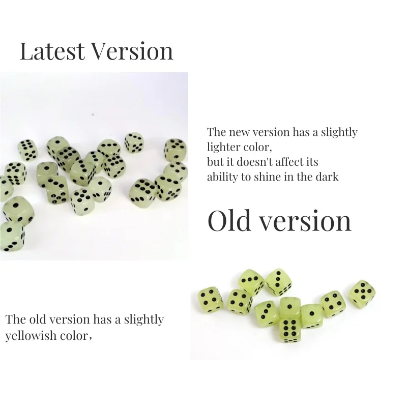 Dice Set 10-Pack For Board Games acrylic dice game dice dice set