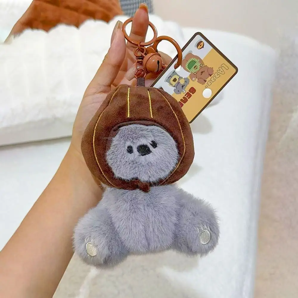 PP Cotton Koala Doll Keychain Fluffy Collection Bear Cartoon Bag Pendant Comfortable Hanging Bear Coala Doll Keyring