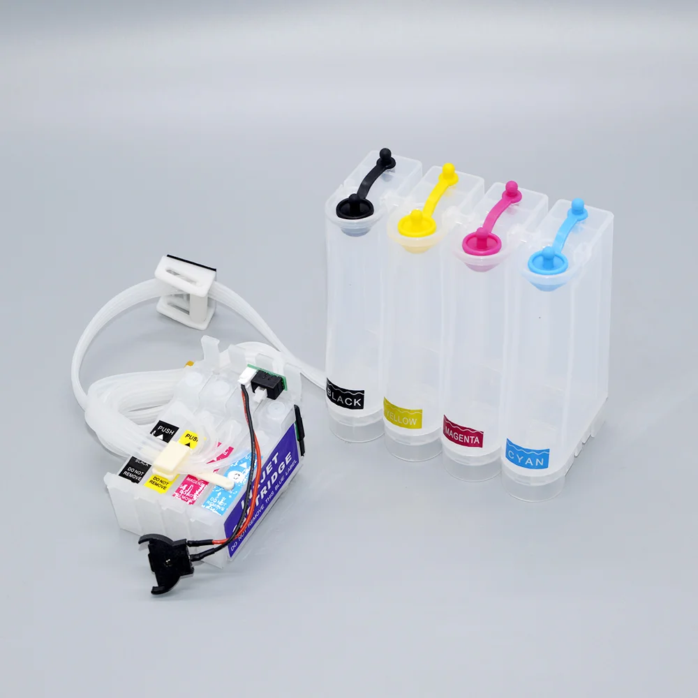 4색 29XL Ciss 잉크 공급 시스템 엡손 XP-345 XP-352 XP-355 XP-432 XP-435 XP-442 XP-445 XP-452 XP-455 ARC 칩 포함