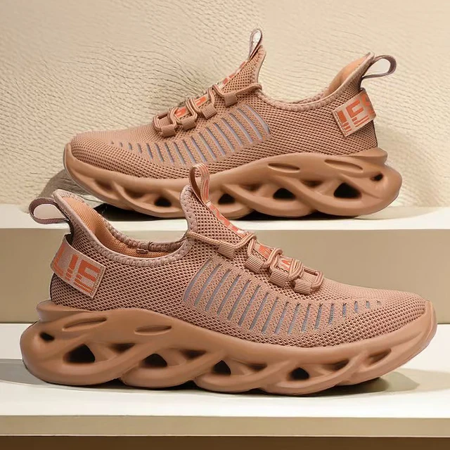 Chaussures de course unisexes en maille respirante pour hommes et femmes, baskets décontractées pour enfants, chaussures de sport légères pour la famille, chaussures de plein air assorties 4