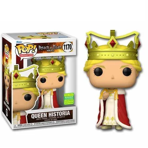 NEW Funko Pop Attack On Titan Series Queen Historia 1170 Action Figure Collectible Toy Series Model