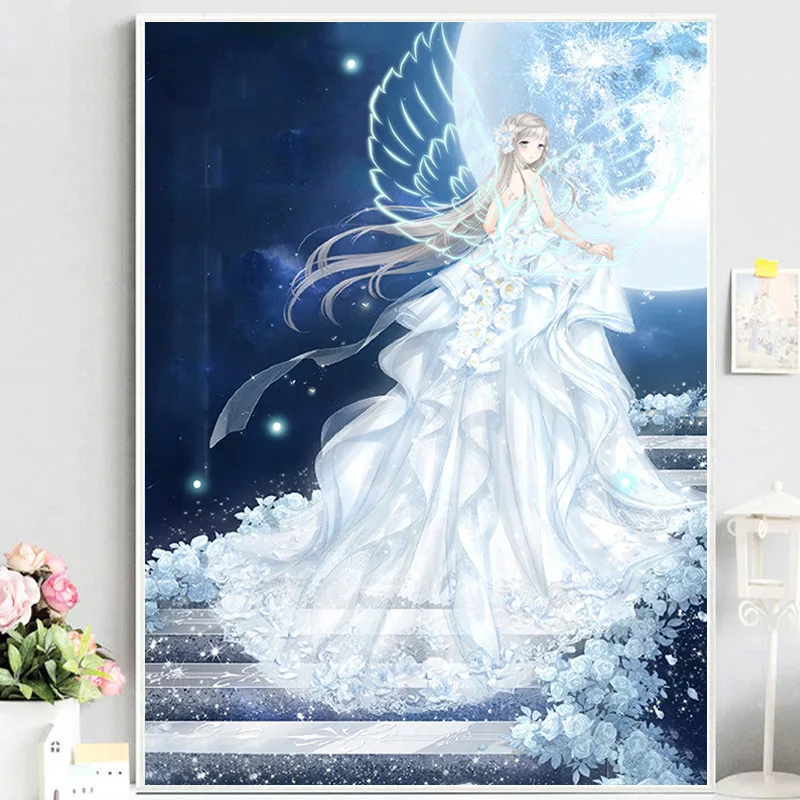 

145305 diy digital oil painting oil painting acrylic flower painting explosion hand-filled landscape painting