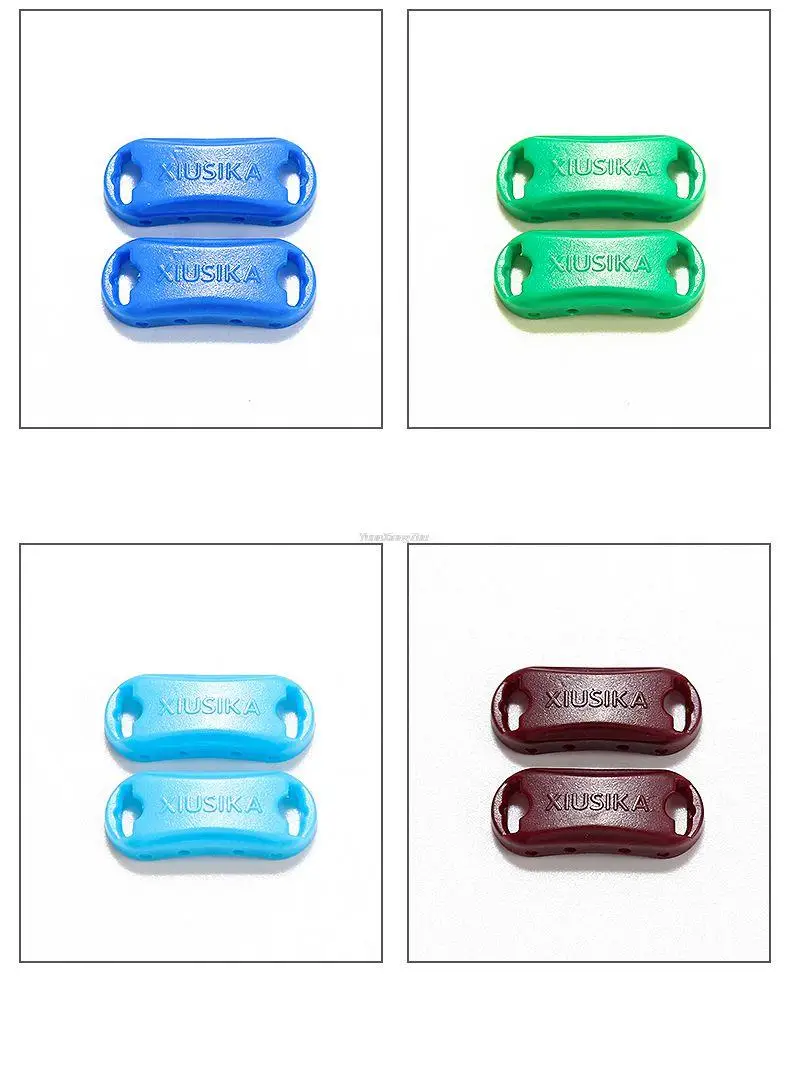 Mode Schnürsenkel schnalle Keine krawatte Schnürsenkel Schnell installieren lock Schuhe Zubehör AF1 Turnschuhe Schuh Charms 24 farben Schnürsenkel Schnalle – Detail 7