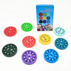 Math Fidget Spinners Educational Toy Set for Kids - Fun Fingertip Games for Learning Addition, Subtraction, Multiplication & Division (9Pcs add subtract)