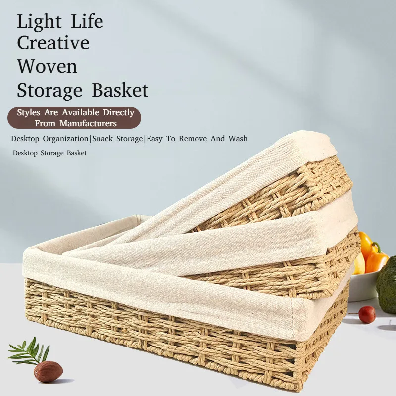 Com-four Lot De 2 Paniers De Rangement Ronds En Tissu Vert - Cache-Pot, Boîte Cosmétique, Jouets Ou Serviettes - Idéal Salle De Bain, Chambre Enfant