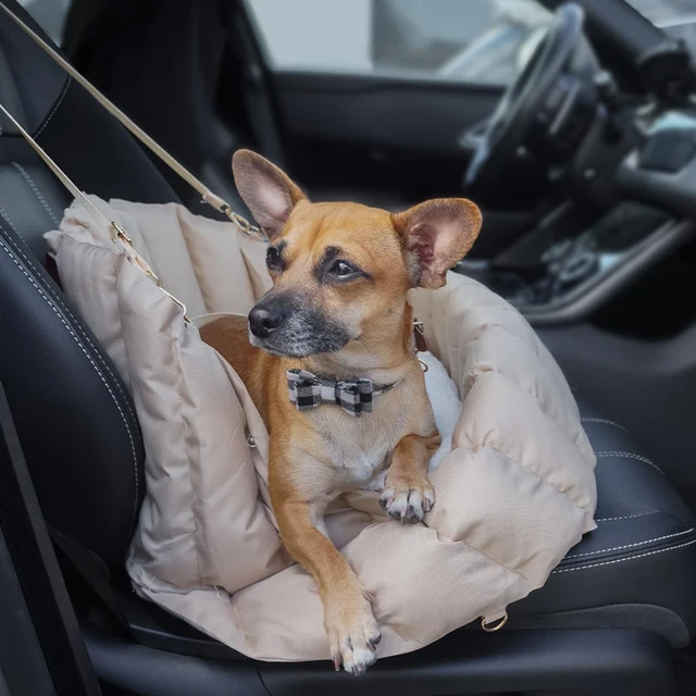 Safety Dog Car Carrier Handbag Seat for Small Dogs Cat Portable Puppy Carrier Tote Safety Pet Booster 2