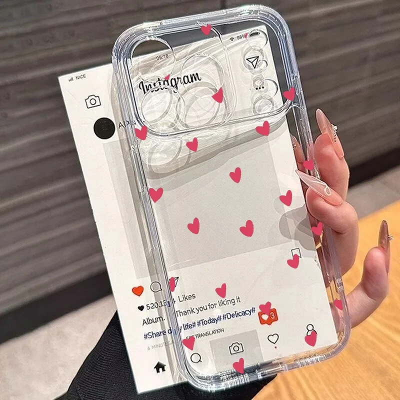 Vibrant Love Heart Silicone Phone Case
