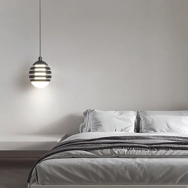 

Nordic LED Chandeliers Pendant Light Aluminum Acrylic Bedroom Lustres Study Lampadario Soffitto Moderno Suspension Luminaire