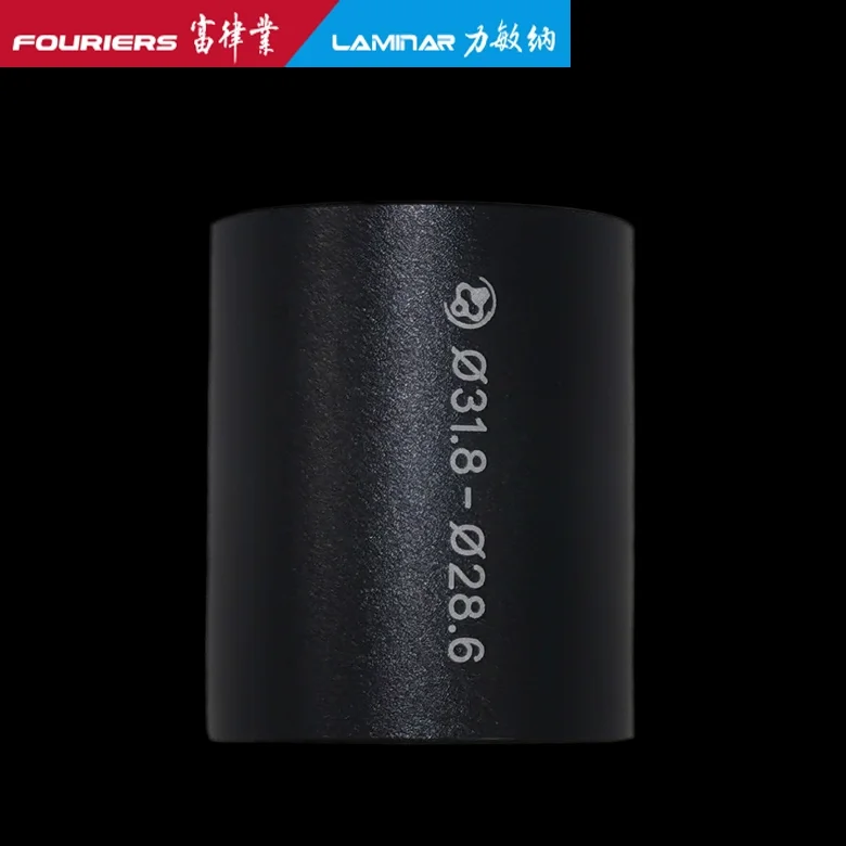 Adattatore Forcella Bici FOURIERS A001, Da 31,8 Mm A 28,6 Mm, In Alluminio Nero, Per Shimano