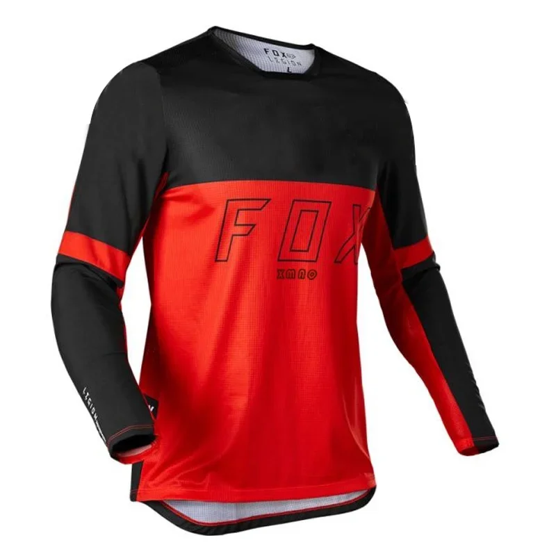 Fox Xamo Abbigliamento Da Moto Fuoristrada Bmx Mountain Bike Off-Road Dh Downhill Manica Lunga Enduro Mountain Bike Racing Shirt