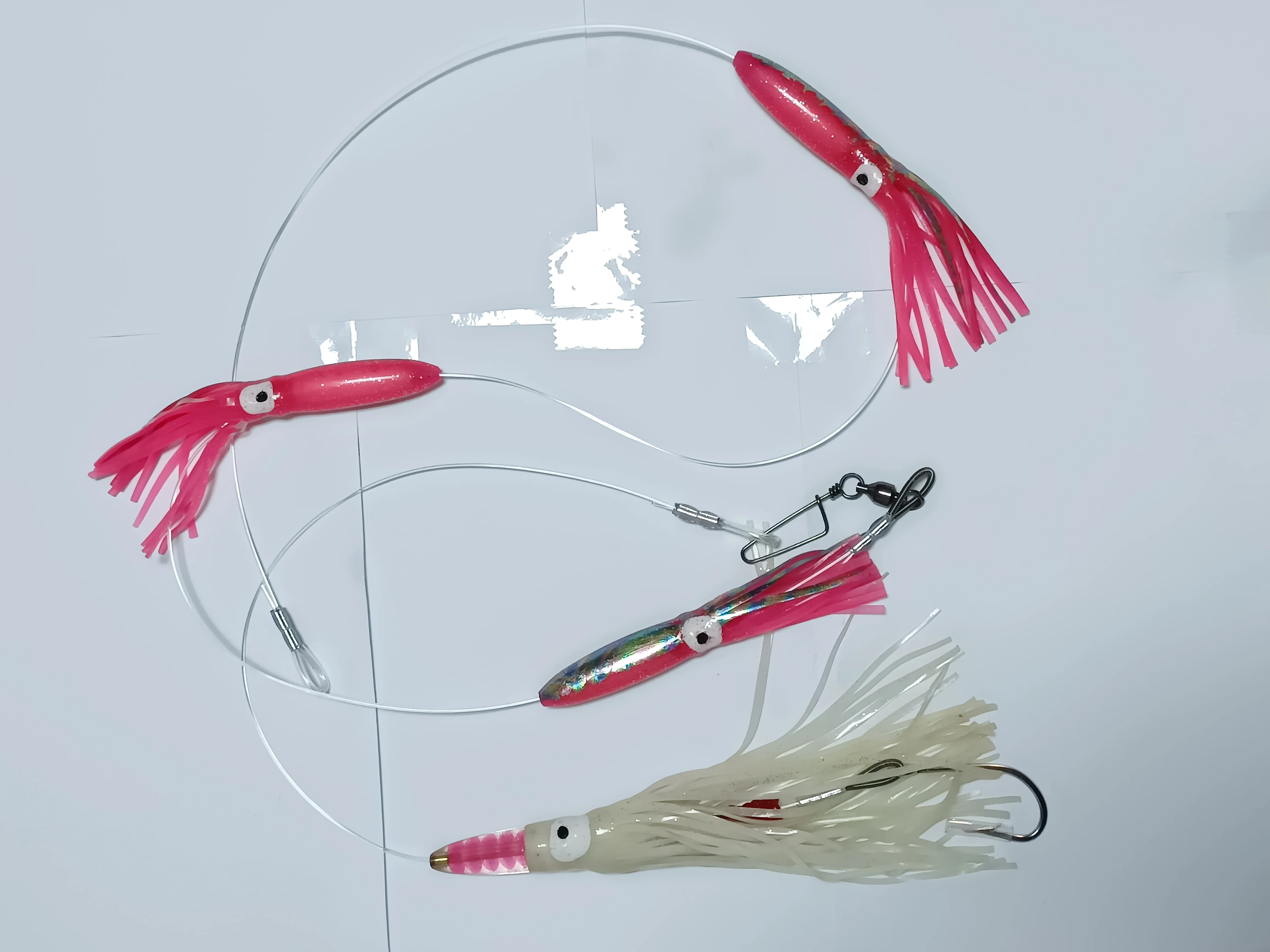 Drag angeln zug, 6 "octopus,56g(2 UNZEN) harz fisch, 2 meter lange, edelstahl KEINE 7/0 Haken, ziehen kraft 200 £, thunfisch, swordfish – Detail 7