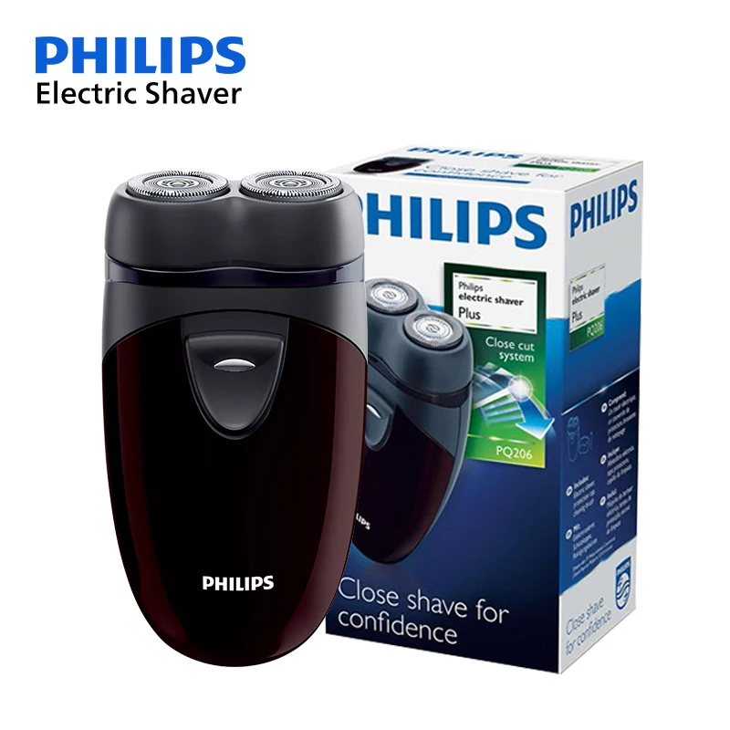 PHILIPS PQ206 Electric Shaver Fast Dry Shaving Double Blade Floating Head Beard Trimmer Men's Shaver Electric Razors Machine electric razor electric shaver