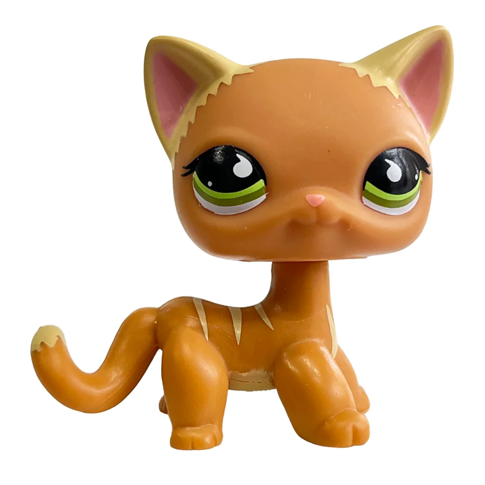 Rare pet shop lps toy toy Stands Short Hair Cat Original Kitten Husky Puppy Dog Fox Cute Animal Old Bobble head toy